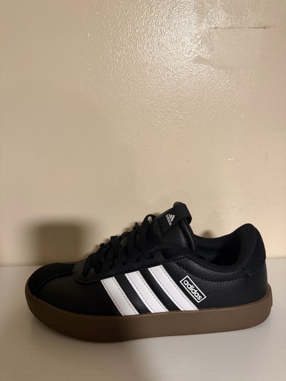 adidas Black Trainer with White Details